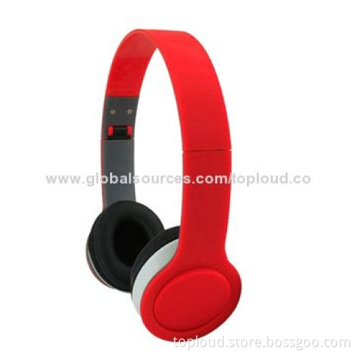 Colorful Headphones with Mic, Hot Selling, PVC Cable